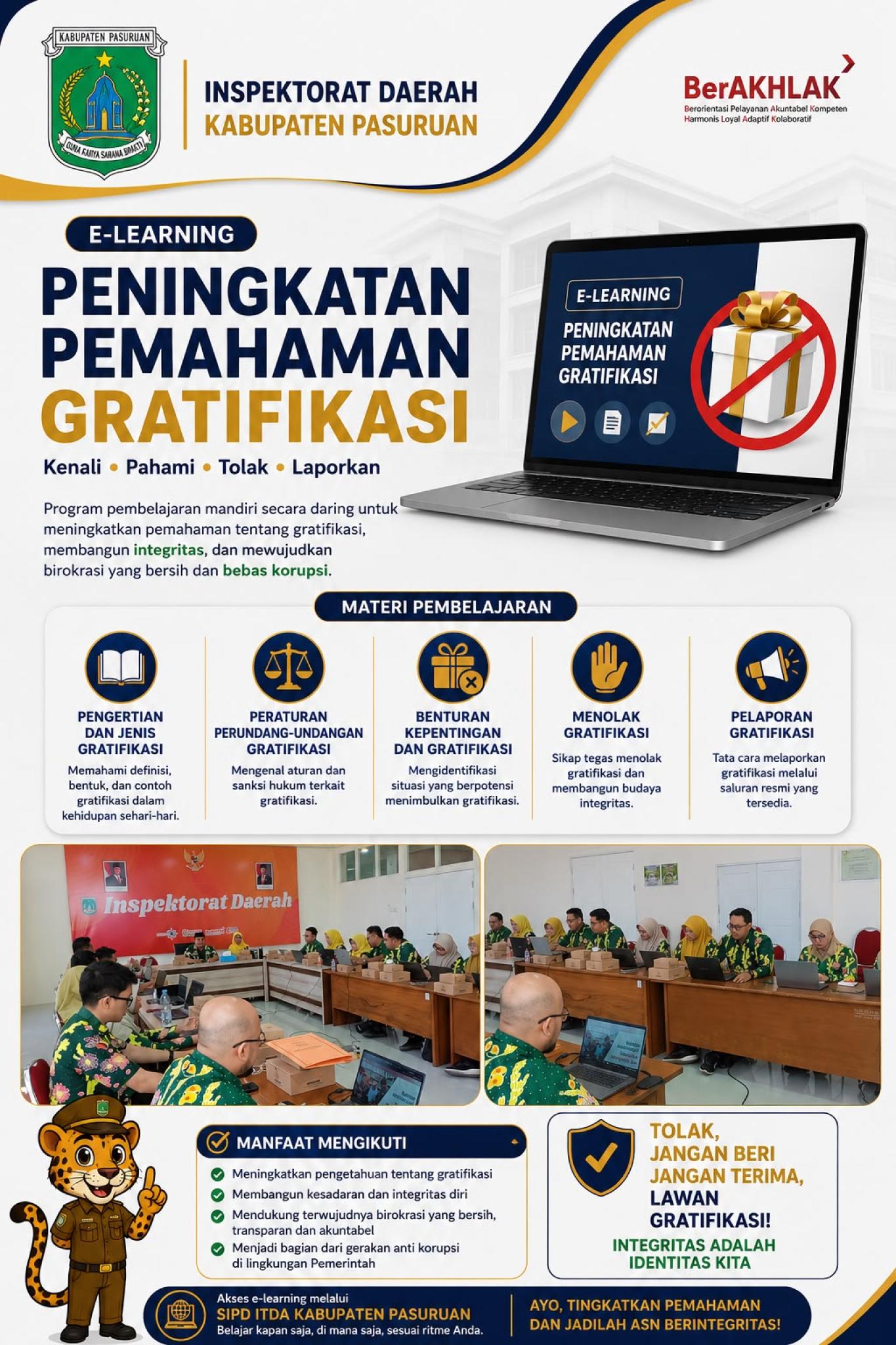 E-Learning PENINGKATAN PEMAHAMAN GRATIFIKASI